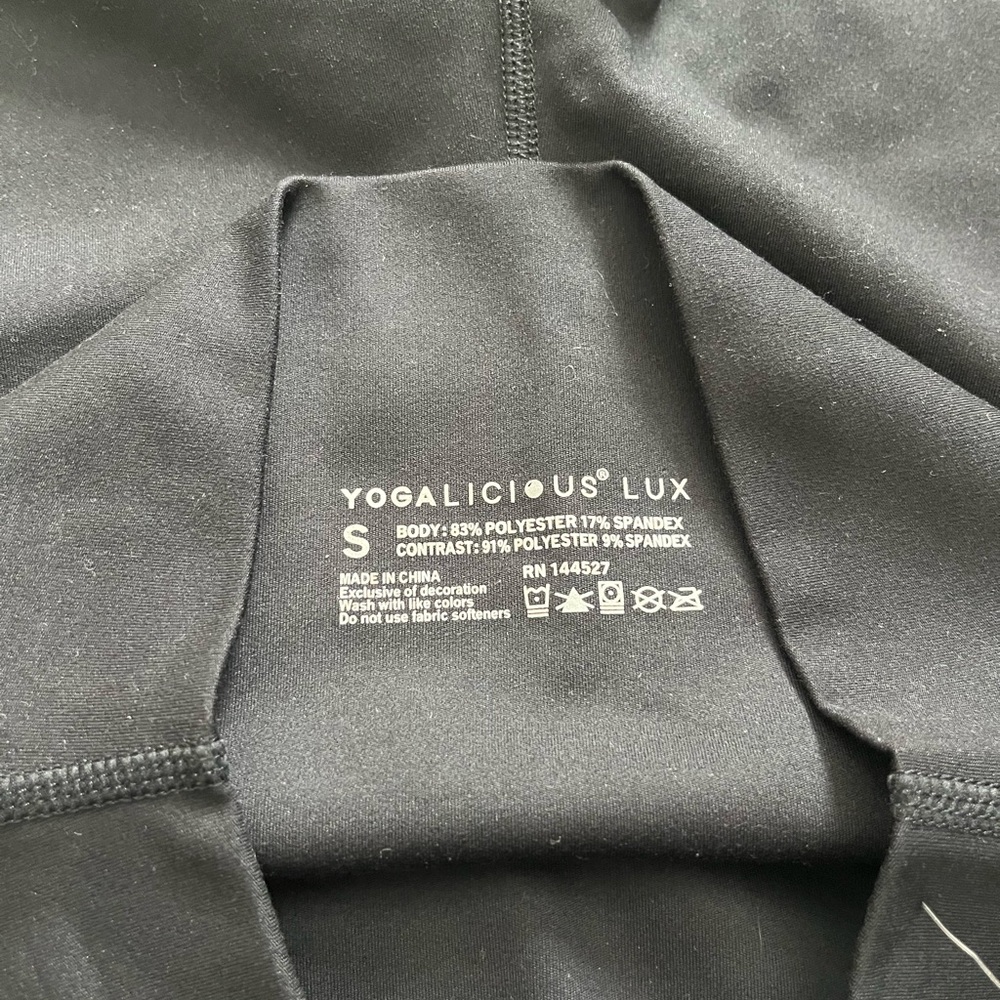 Yogalicious Lux Black Leggings
